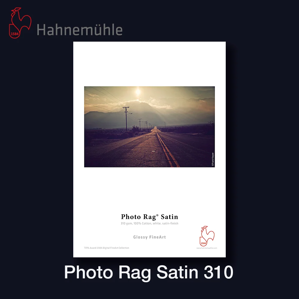 HAHNEMÜHLE Photo Rag Satin 310 | 36" - 91,4cm x 12 m Rolle