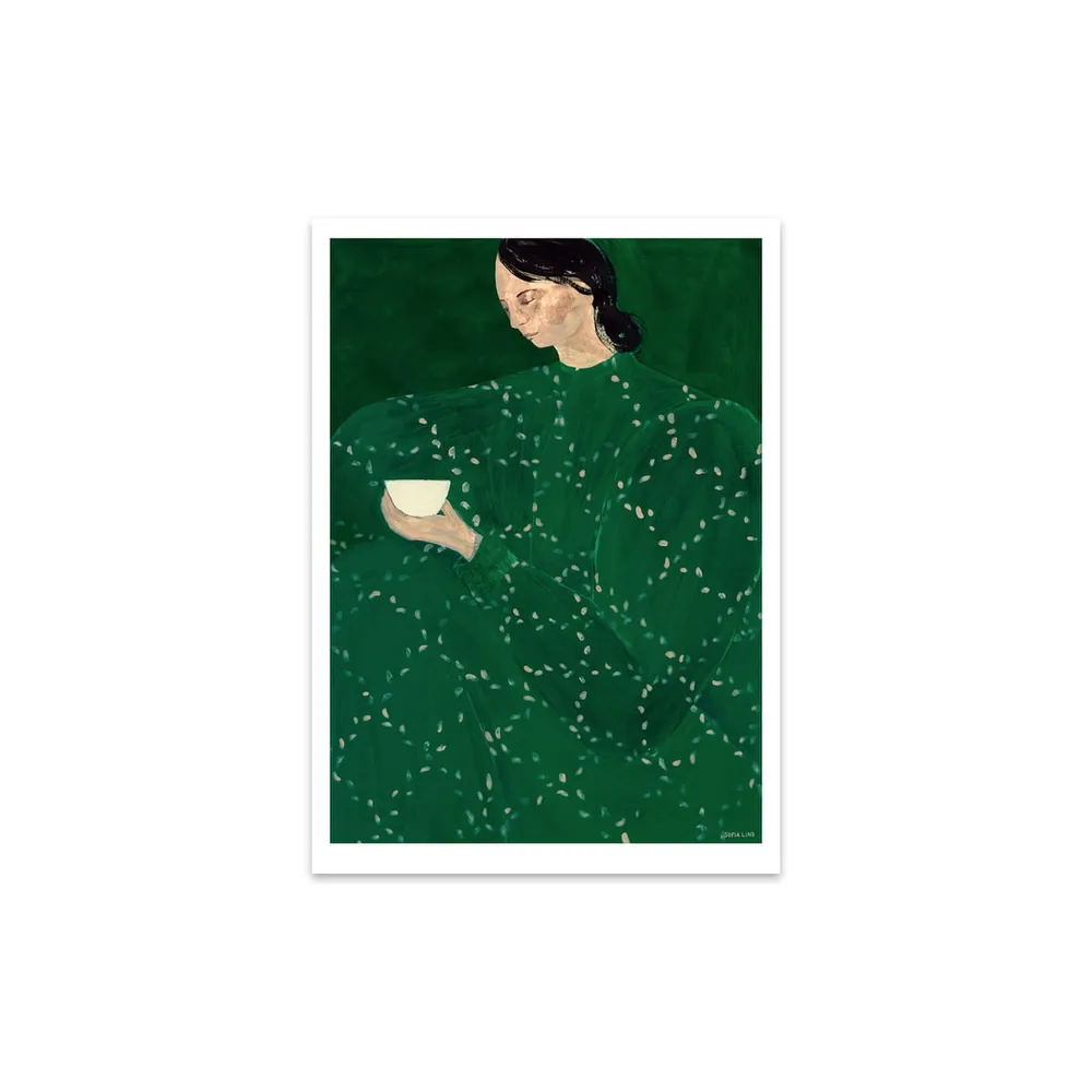 Poster Club - Coffee Alone At Place De Clichy von Sofia Lind