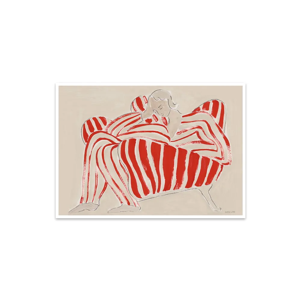 Poster Club - Red Chair von Sofia Lind