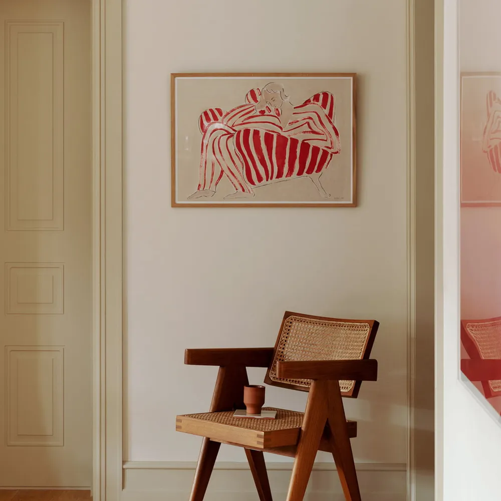 Poster Club - Red Chair von Sofia Lind