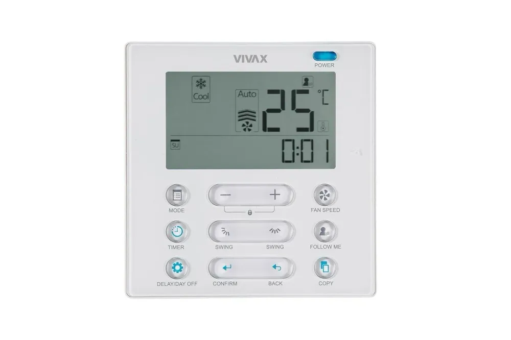 VIVAX Deckenkassette 3,52 KW 12000 BTU 4-Wege Decke Split Klimaanlage ++ R32