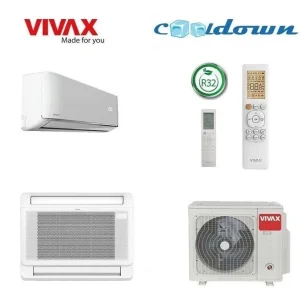 VIVAX Multisplit Klimaanlage Klimagerät 1x 2,6 KW Truhe+ 1x 2,6 KW Wandgerät ++