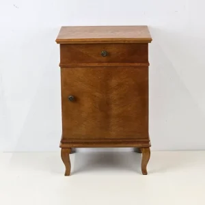 ANTIK KOMMODE vintage nachttisch eiche vollholz ablage flur schränckchen
