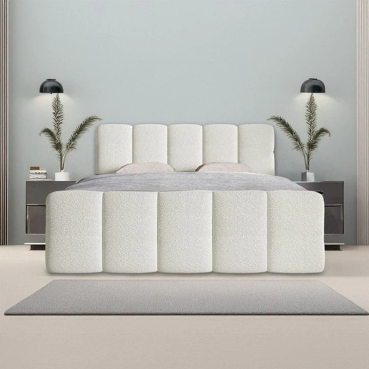 Boxspringbett Manitoba 180x200 cm Creme