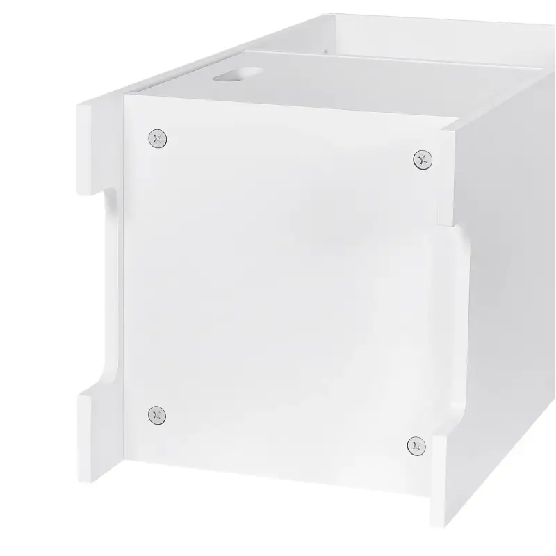 BukkitBow – Kompakter Nachttisch – Hochwertiges MDF – Geräumiger Stauraum – 30 x 60 x 30 cm