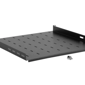 Feste Ablage für 19" RACK-Schrank 1U 450 mm Schwarz