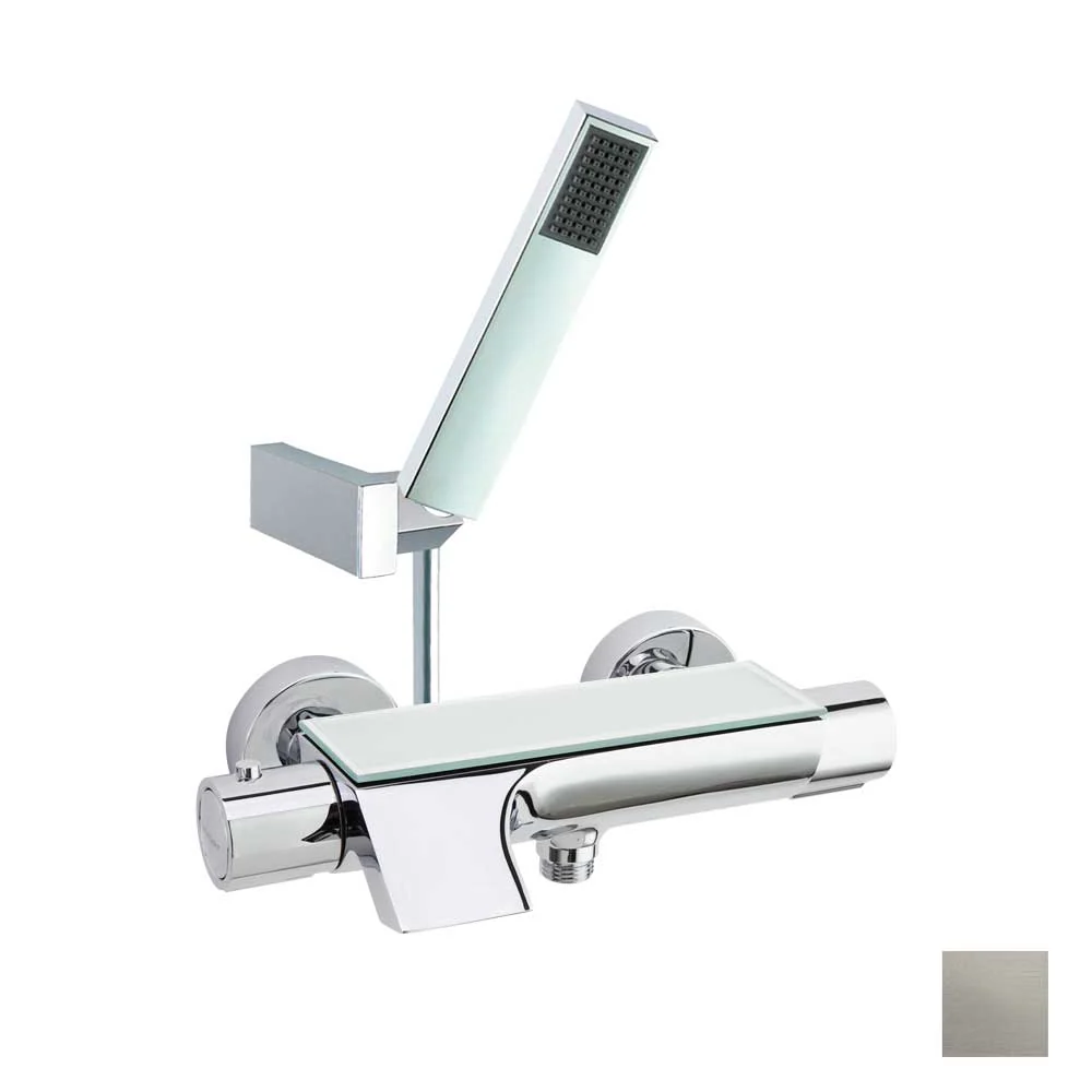 Ramon Soler - Urban Chic Thermostat-Badewannen-Duscharmatur mit Duschvorrichtung, Wasserfallauslauf, integrierter Umleitun...