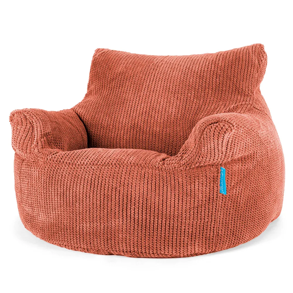 Kindersessel Sitzsack 3-8 jahren - Pom-Pom Kürbisorange