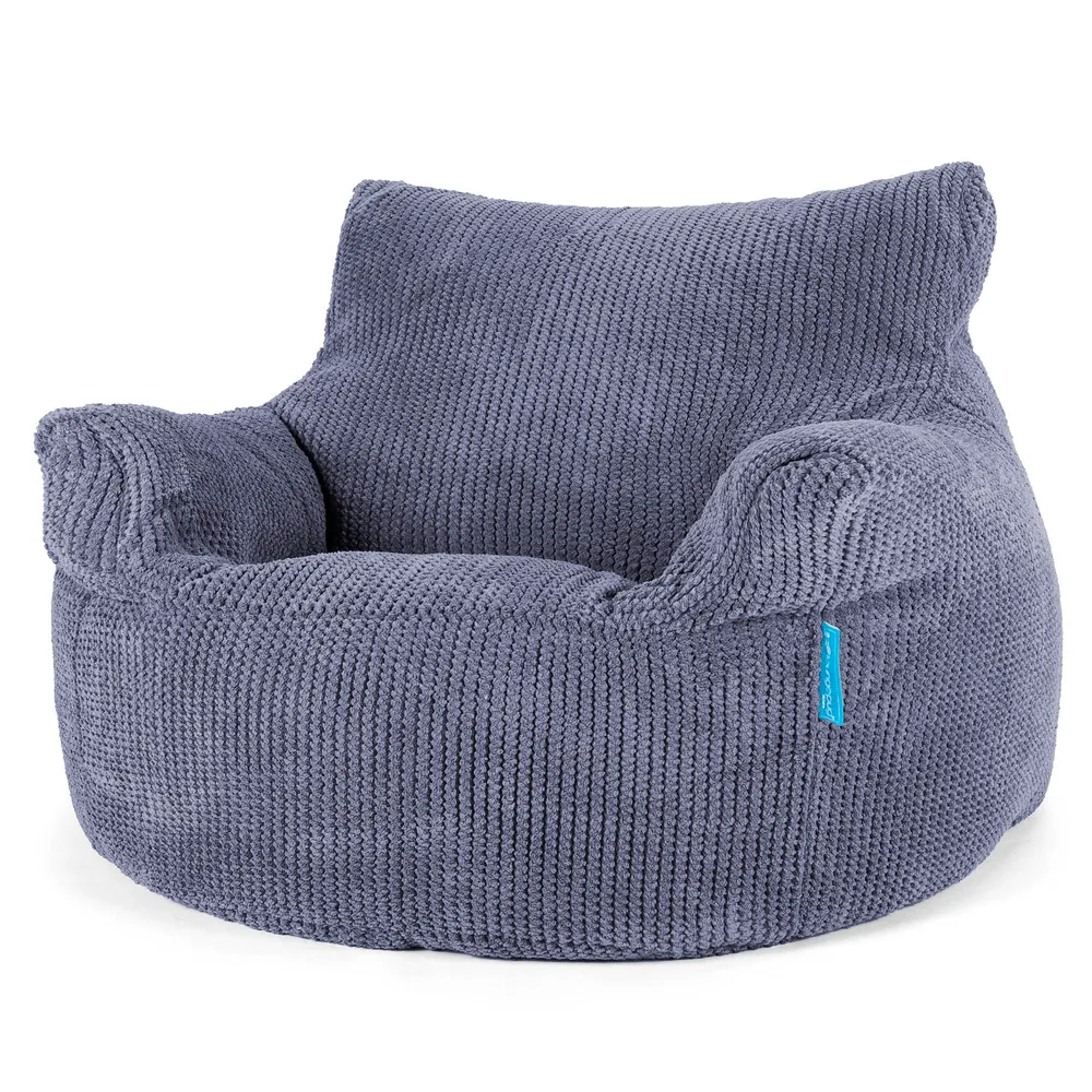 Kindersessel Sitzsack 3-8 jahren - Pom-Pom Lila
