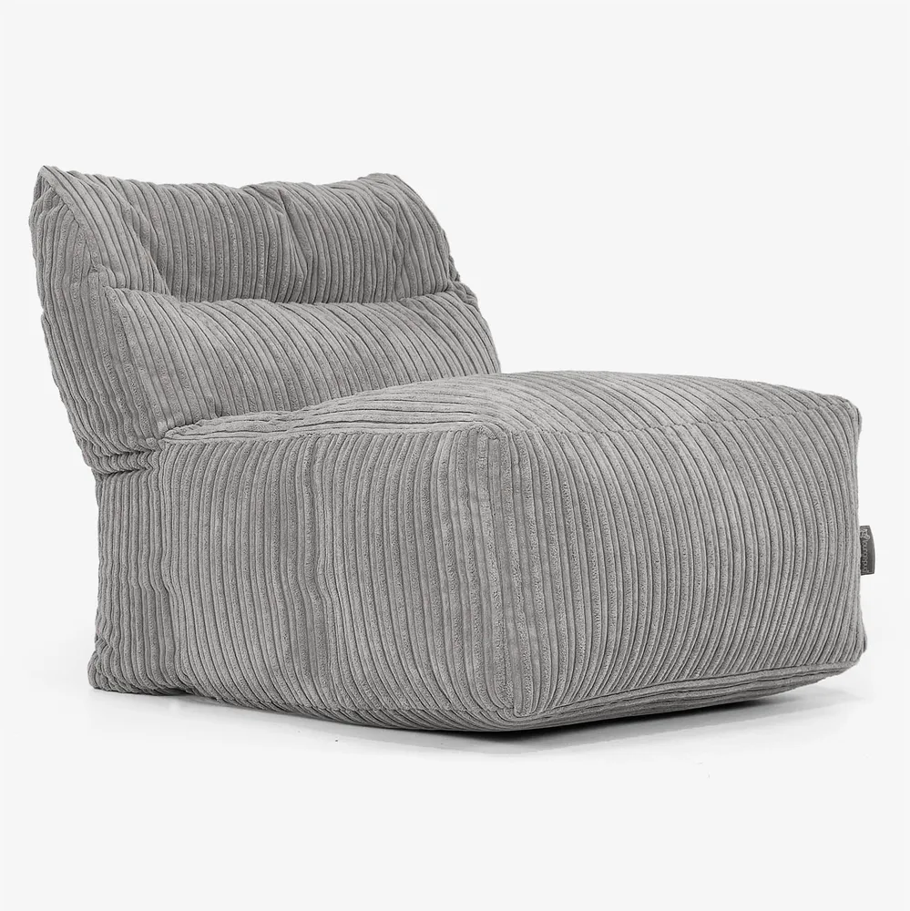Modulares Sofa Sitzsack, Mittelteil - Cord Graphitgrau