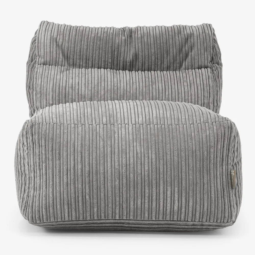 Modulares Sofa Sitzsack, Mittelteil - Cord Graphitgrau