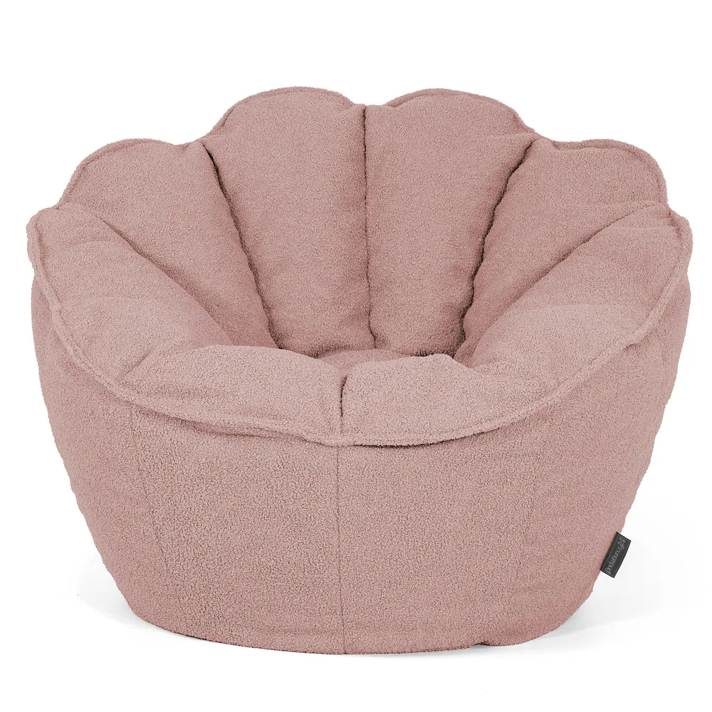 Natalia Sacco Sitzsack Stuhl - Bouclé Pink