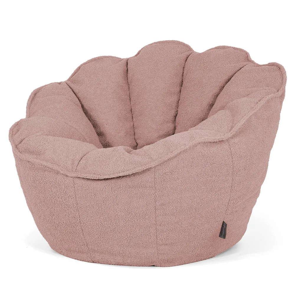 Natalia Sacco Sitzsack Stuhl - Bouclé Pink