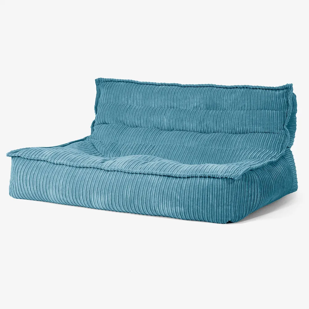 Oliver Sitzsack Bodensofa - Cord Tuerkis