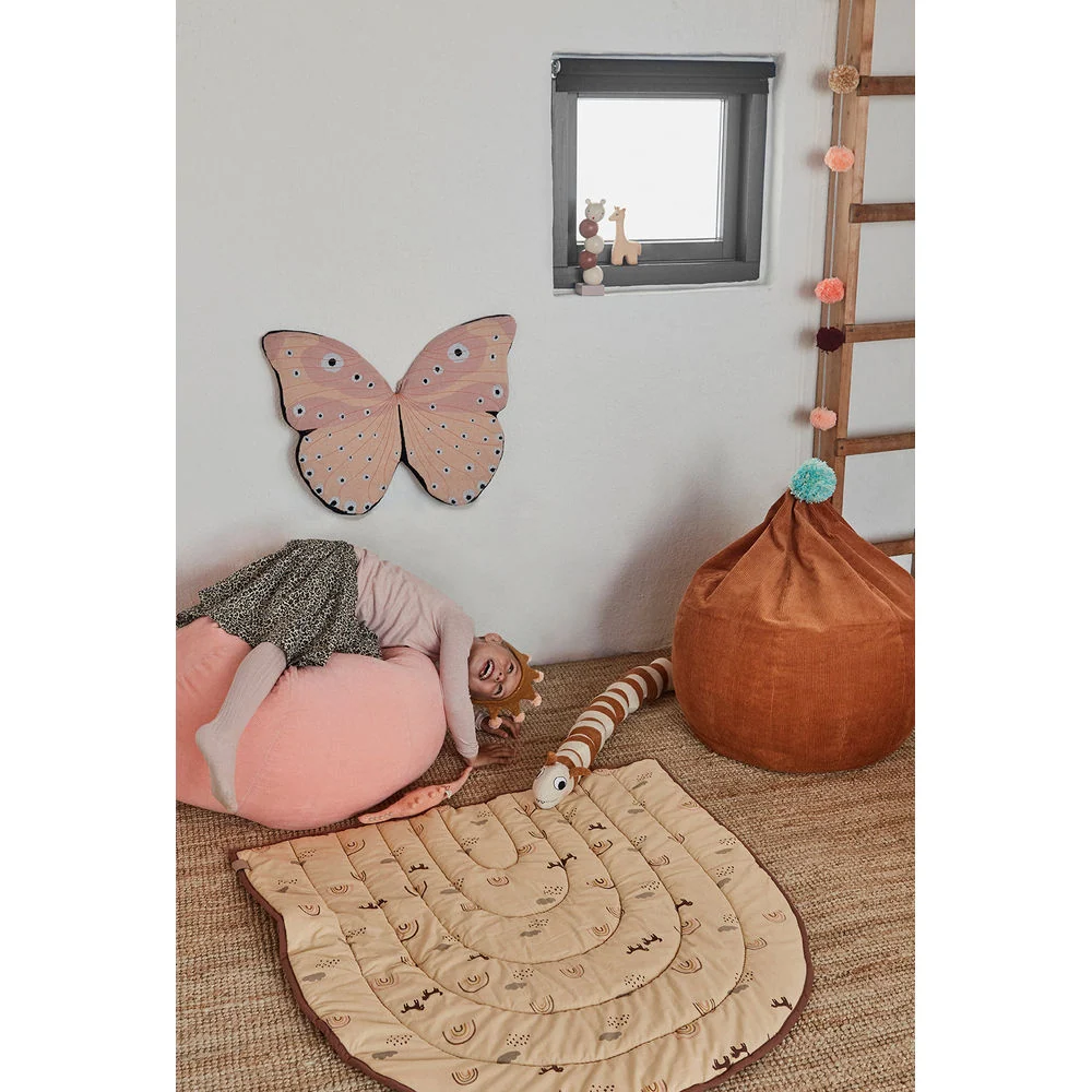 OYOY MINI Sitzsack – Cord – Koralle