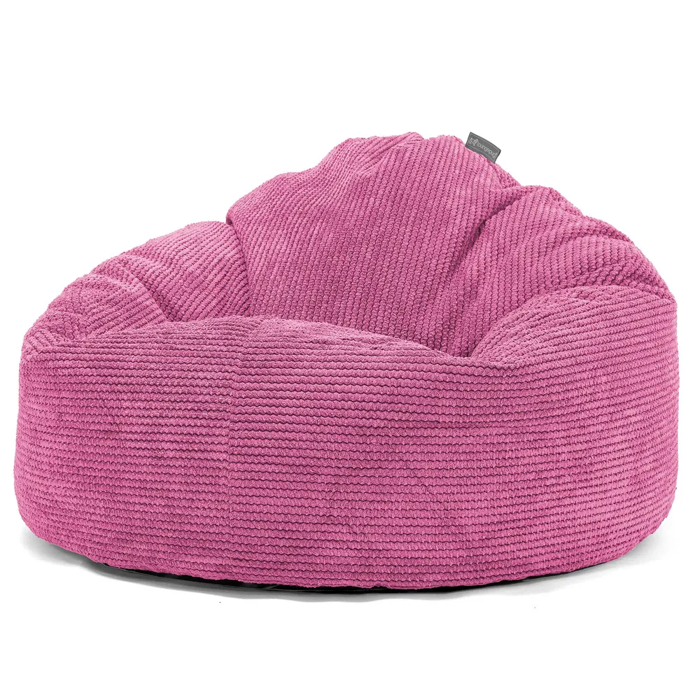 Riesen Kuschel Sitzsack für Kinder 3-8 Jahre - Pom-Pom Pink