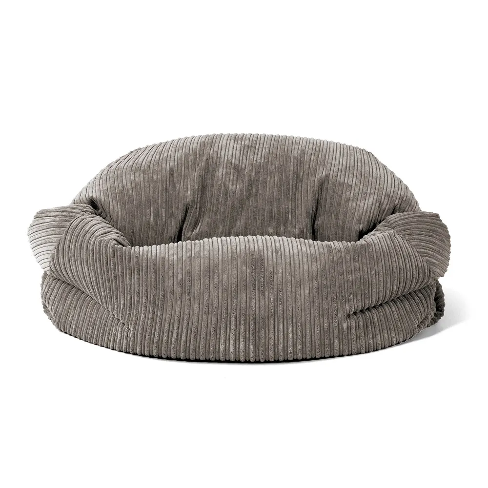 Sabine Sitzsack Sofa - Cord Graphitgrau