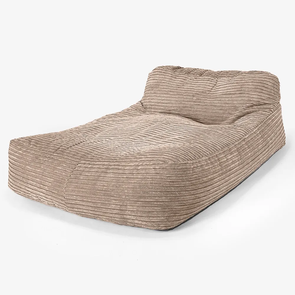 Schlafsofa Sitzsack - Cord Sand