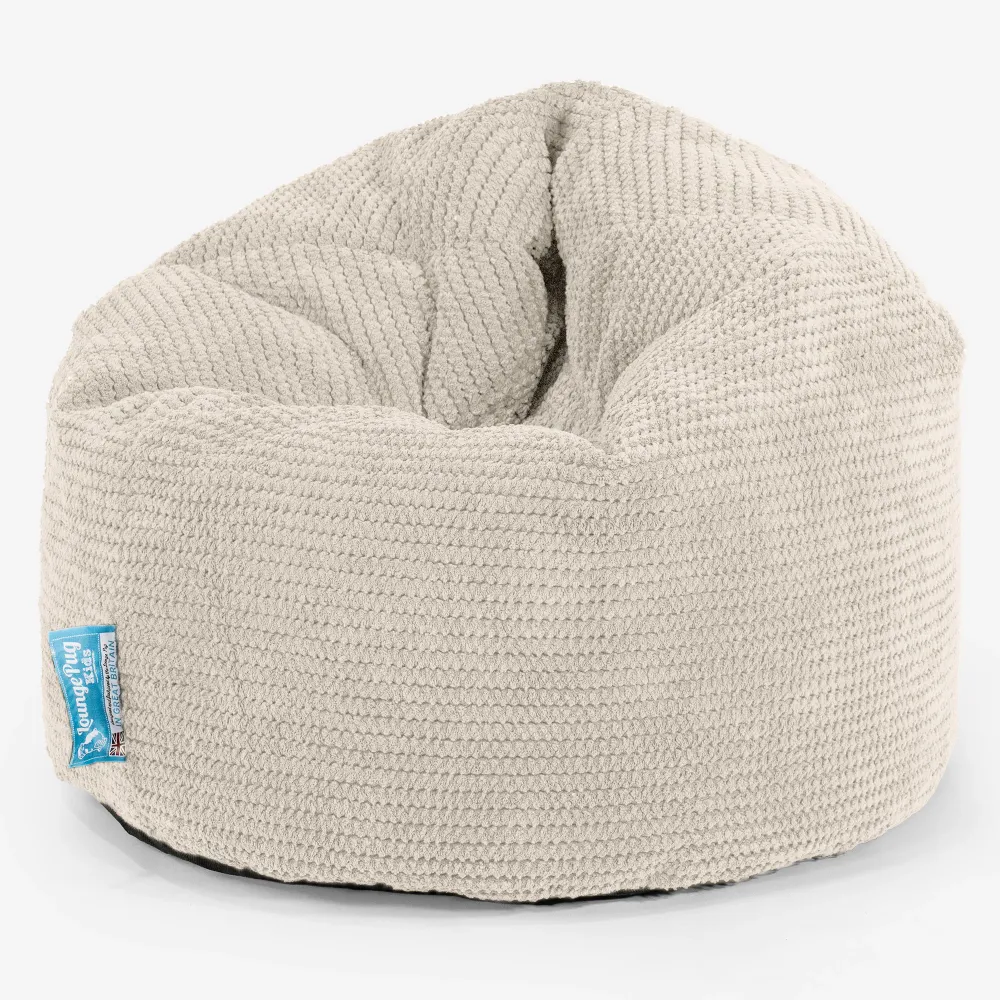 Sitzsack Kinder 2-6 jahren - Pom-Pom Creme
