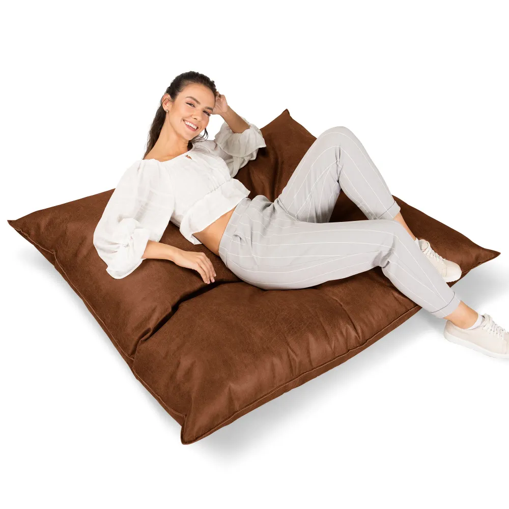 Sitzsack XXL - Vintage Leder Karamell