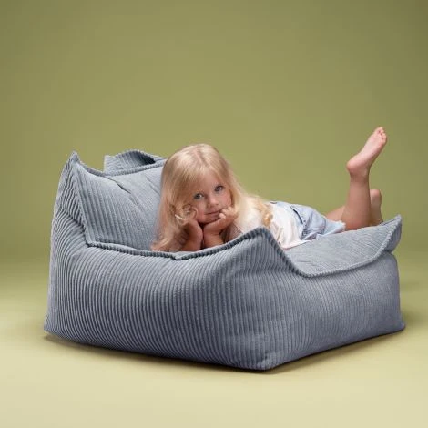 Wigiwama, Sitzsack Kord Beanbag, 'Blueberry Blue'