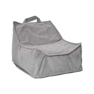 YappyHug Sitzsack Hellgrau – Ergonomischer Sitzsack (80×70×50 cm)