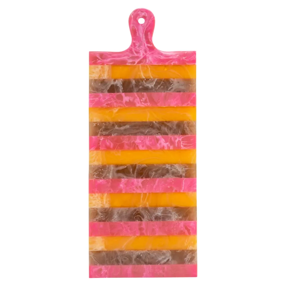 Richmond Interiors Servierplatte Cindy pink | 50x20 cm