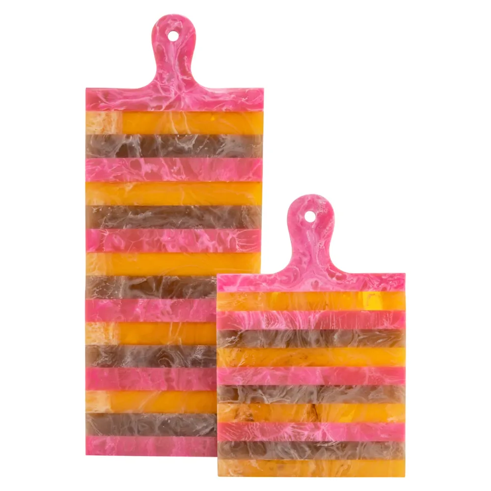 Richmond Interiors Servierplatte Cindy pink | 50x20 cm