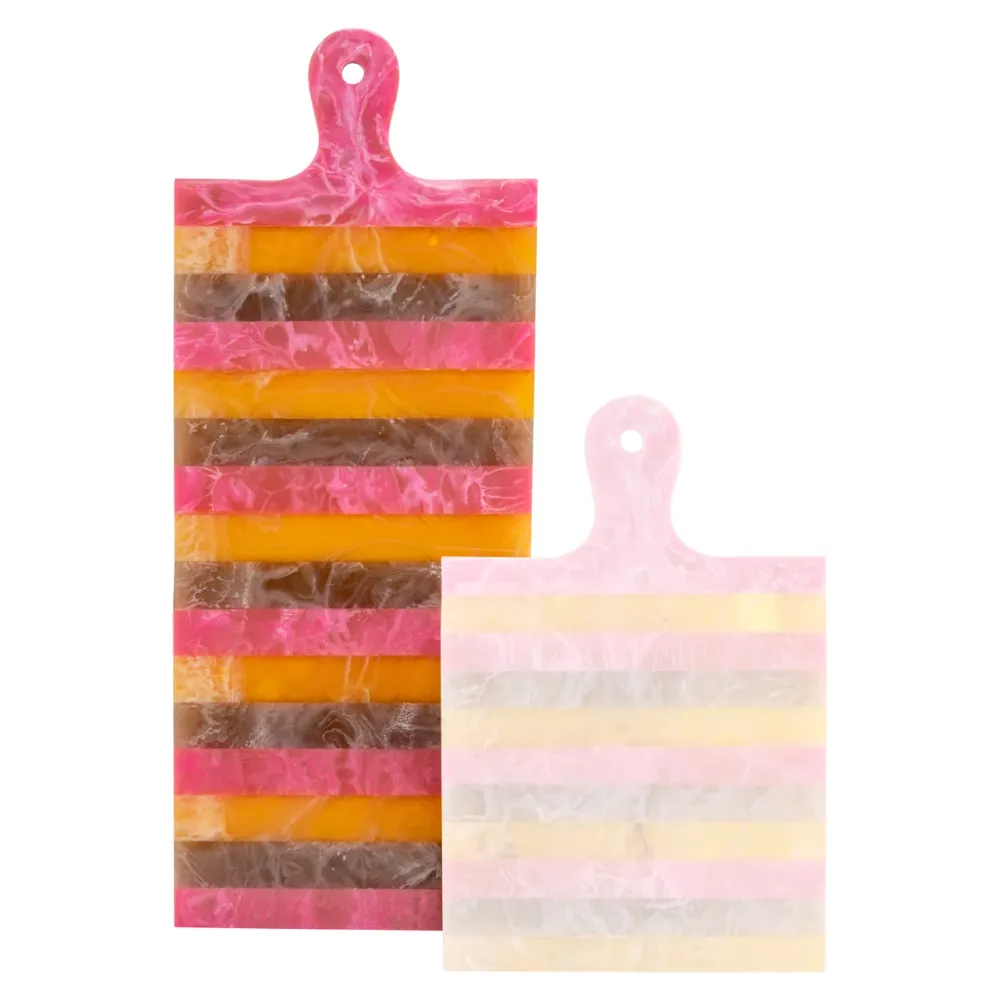 Richmond Interiors Servierplatte Cindy pink | 50x20 cm