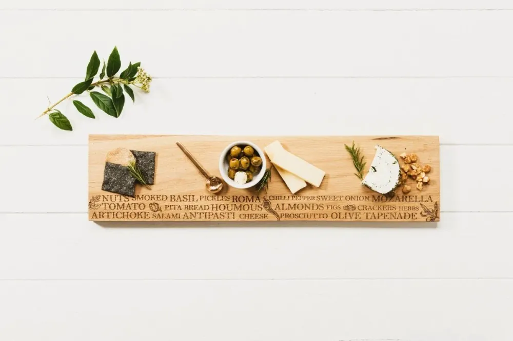 Servierplatte Antipasti Lang - 60x15 - Schottische Eiche - Scottish Made