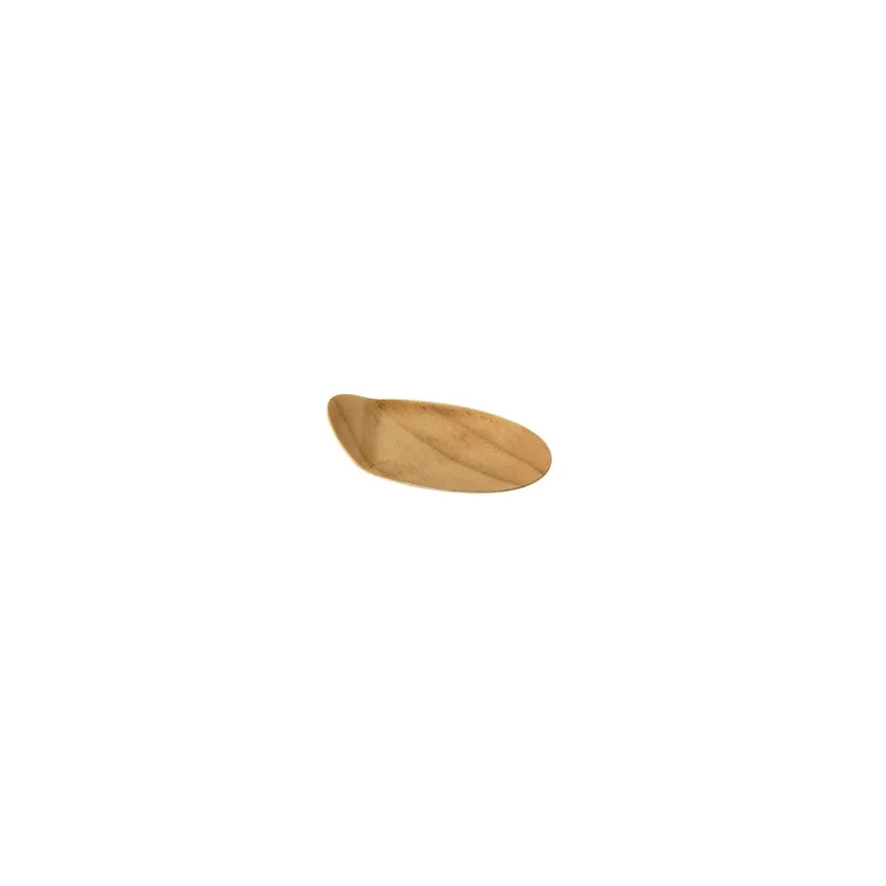 breiter Löffel Holz 64 mm Beige Holz 64 | Packung (100 Stück)
