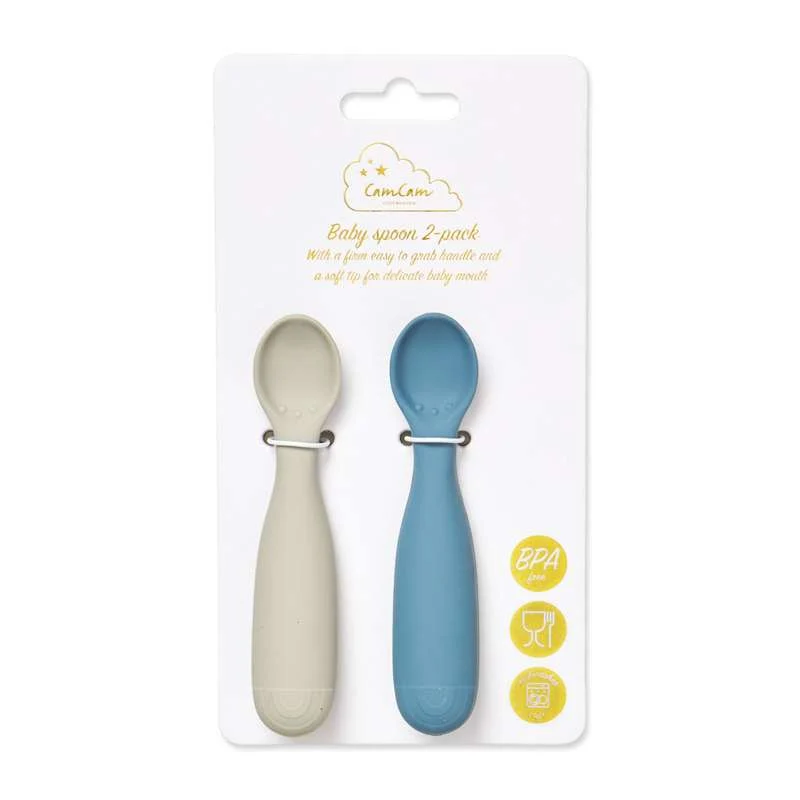 Cam Cam Copenhagen Löffel - Regenbogen - 2er-Pack - Midnight Mix