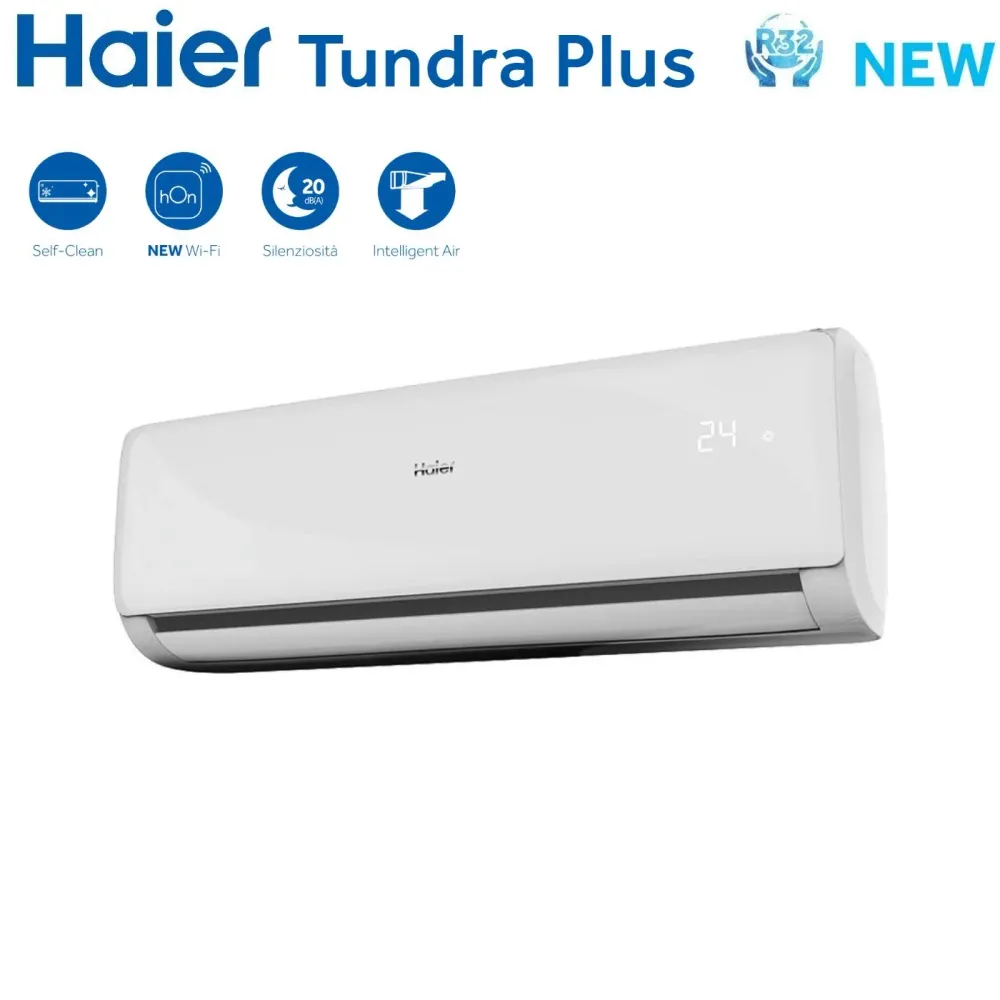 Climatizzatore Condizionatore Haier Quadri Split Inverter serie TUNDRA PLUS 7+7+9+12 con 4U75S2SR3FA R-32 Wi-Fi Integrato...