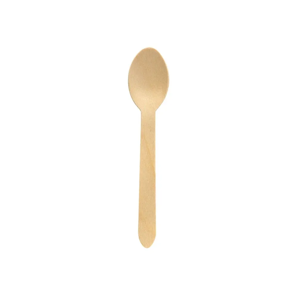 Löffel 160 mm, Holz gewachst Natural gewachst 160 | Packung (100 Stück)