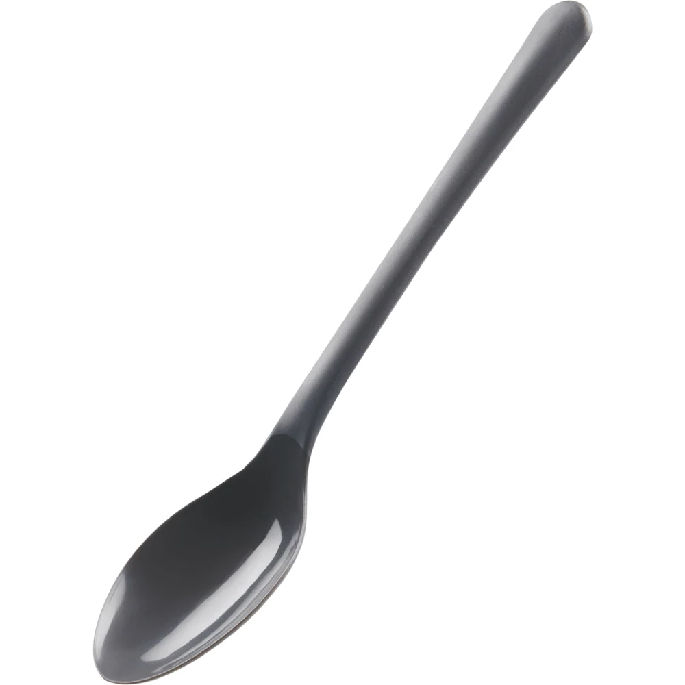 Mehrweg Löffel, 18,5cm, schwarz, PP | Packung (50 Stück)