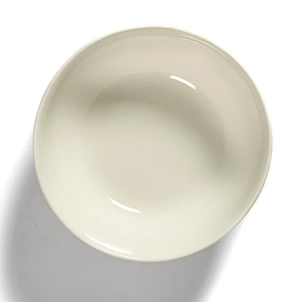 Ottolenghi Schüssel L weiß Swirl-Stripes blau FEAST Serax D18xH8cm