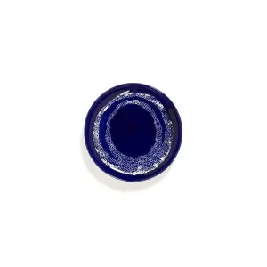 Serax FEAST Teller S Lapis Swirl-Dots weiß von Ottolenghi D19xH2cm
