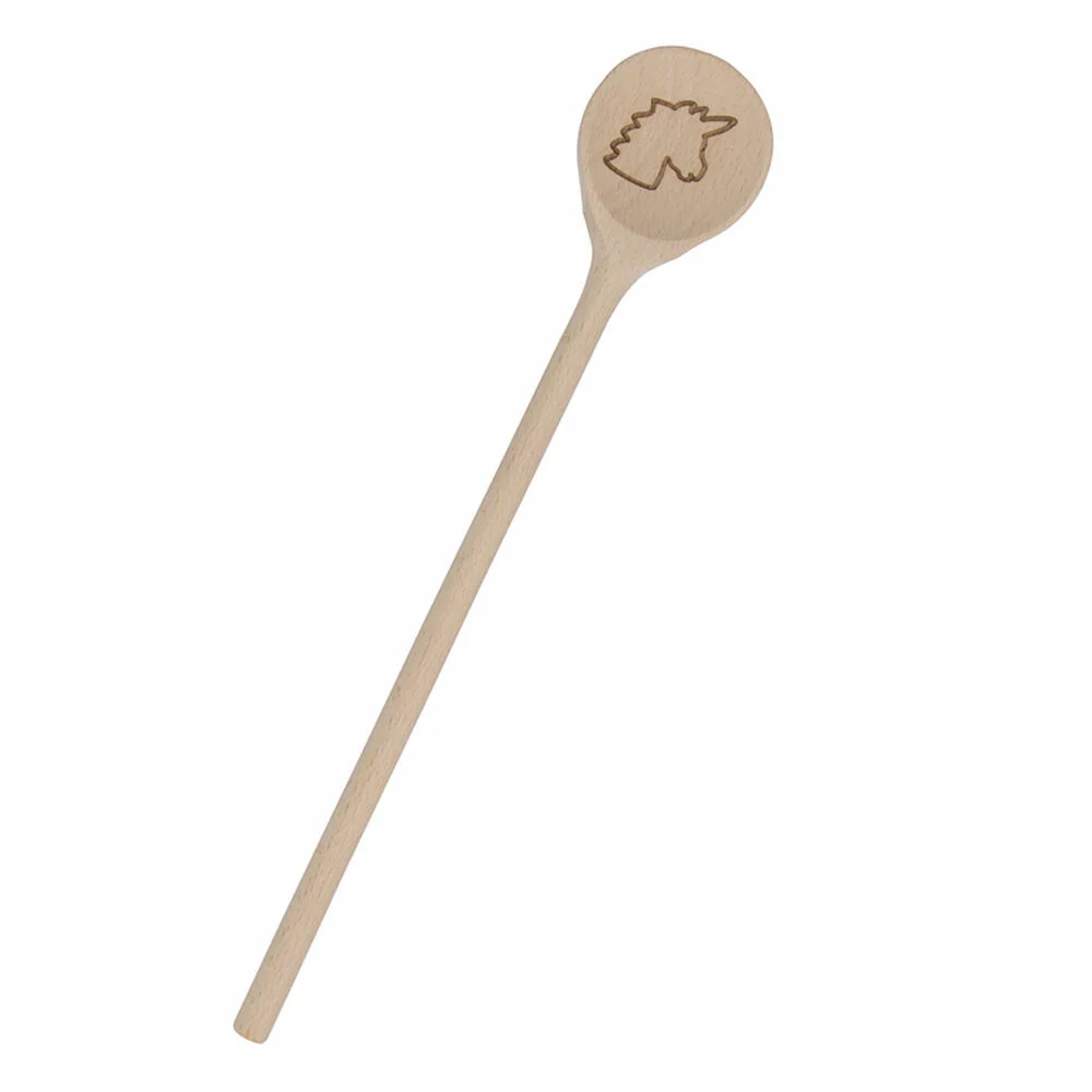 Städter Kochlöffel Einhorn Rund, Koch Löffel, Rührlöffel, Küchenlöffel, Küchenhelfer, Holz, 28 cm, 815179
