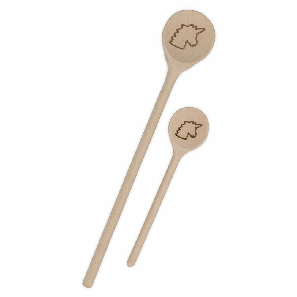 Städter Kochlöffel Einhorn Rund, Koch Löffel, Rührlöffel, Küchenlöffel, Küchenhelfer, Holz, 28 cm, 815179
