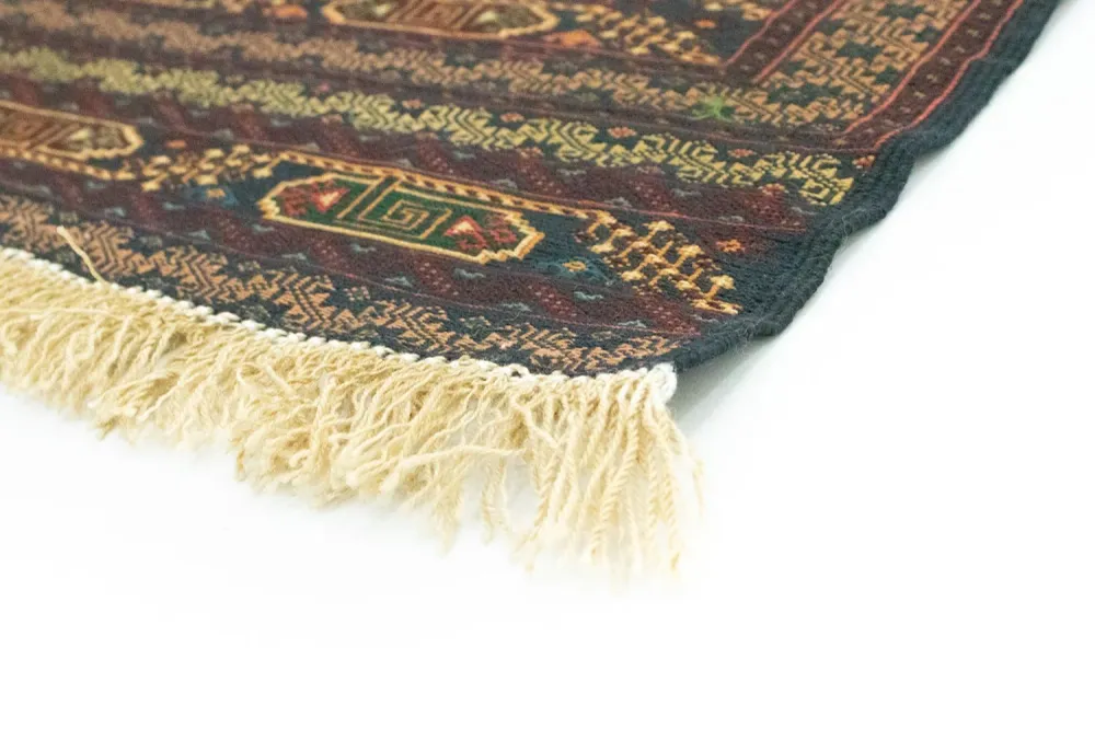 Kelim Afghan Teppich 186x89cm