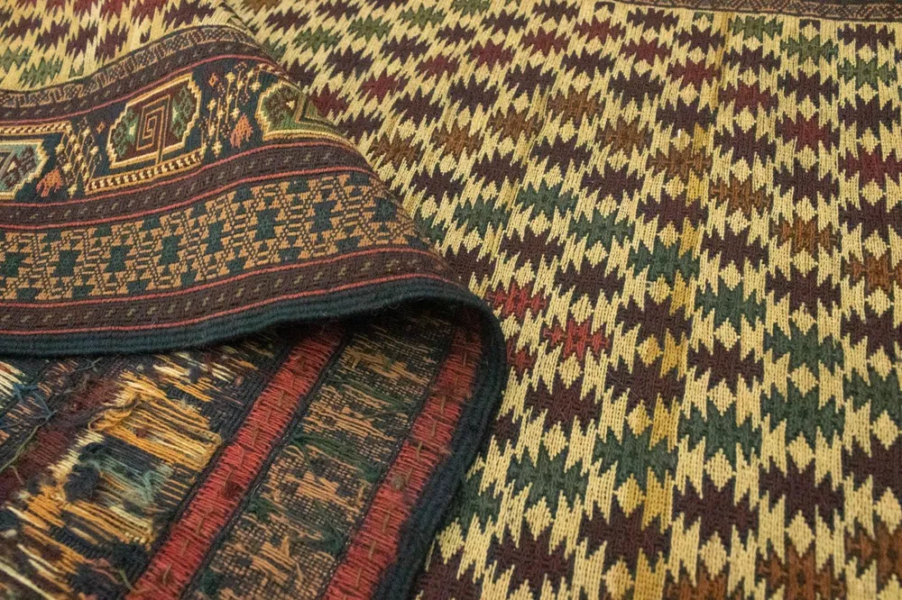 Kelim Afghan Teppich 186x89cm