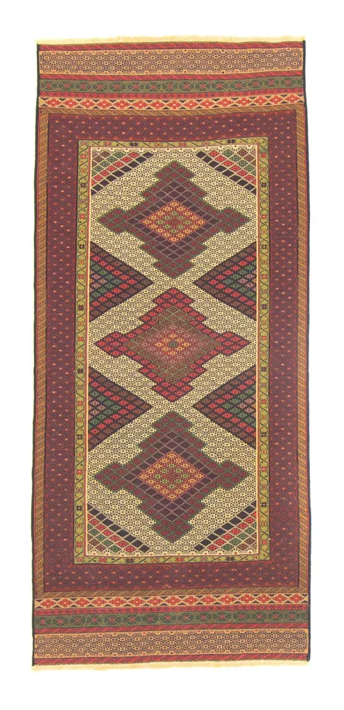 Kelim Afghan Teppich 191x88cm