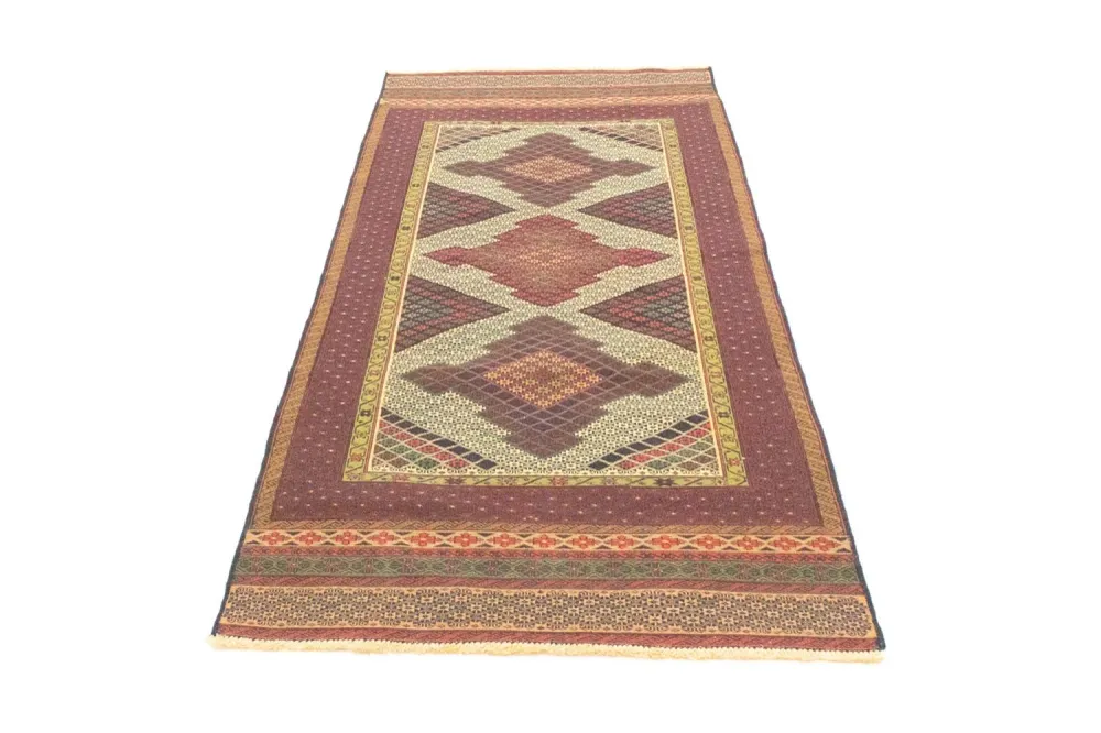 Kelim Afghan Teppich 191x88cm