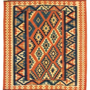 Kelim Fars Teppich 107x100cm