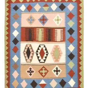 Kelim Fars Teppich 140x103cm
