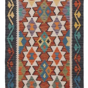 Kelim Maimene Teppich 200x62cm