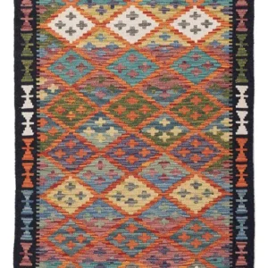 Kelim Maimene Teppich 202x84cm