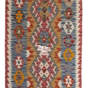 Kelim Maimene Teppich 243x79cm
