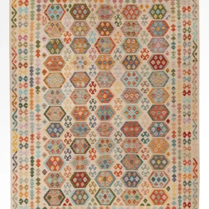 Kelim Maimene Teppich 338x252cm