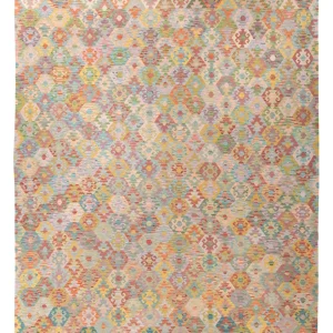 Kelim Maimene Teppich 392x323cm